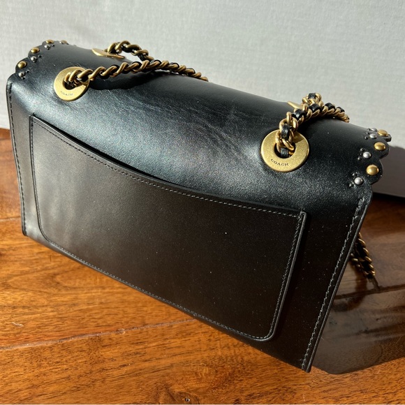 Black leather Coach Bag - Picture 5 of 13